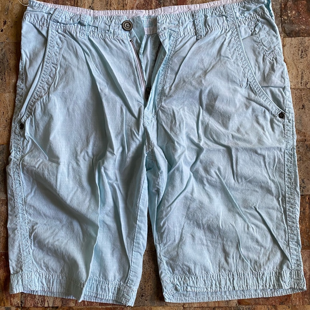 Buckle Black Standard Straight Shorts